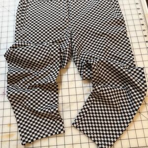 Betabrand Black and White Catstooth Pattern sz M